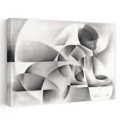 Reproduction d'art mural abstrait géométrique abstrait
