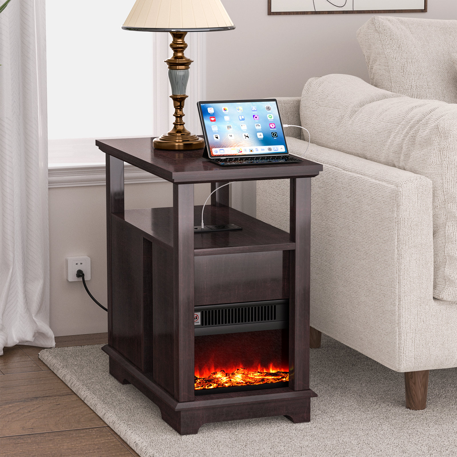 https://assets.wfcdn.com/im/99064980/compr-r85/2555/255551894/amelija-236-tall-tray-top-end-table-with-fireplace-and-built-in-outlets.jpg