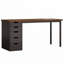 Bureau d'ordinateur moderne brun 47 pouces pour usage domestique-1109751514