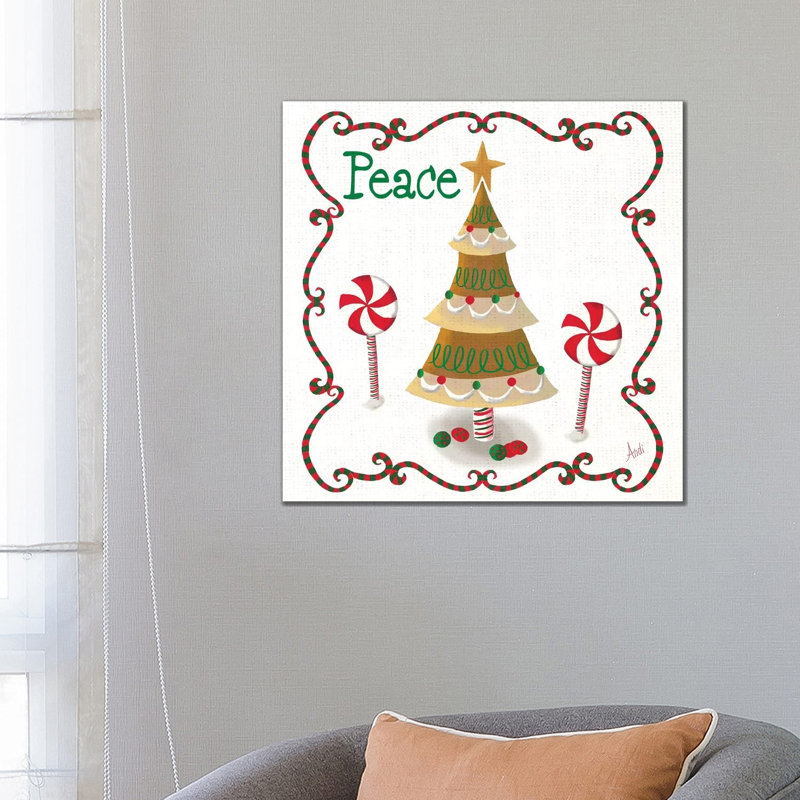 Gingerbread Forest II by Andi Metz - Wrapped Canvas Print, 66.04 cm H x 66.04 cm W x 1.91 cm D