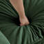 Canapé modulaire surdimensionné en L avec repose-pieds réversible en chenille verte Free Combination Comfy Upholstery-740420971