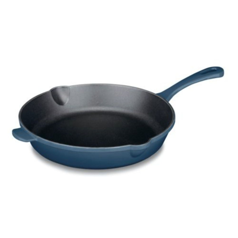 Cuisinart 10 in. Cast Iron Frying Pan, Cardinal Red