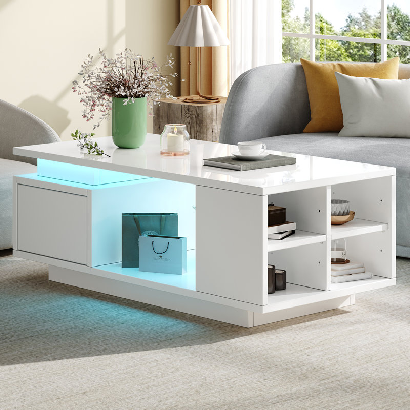 Frame Coffee Table with Storage