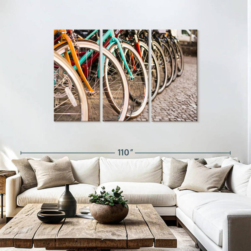 Mehar Bicycle Wheels, 48" H x 74" W