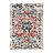 Marrakesh Vintage Floral Machine Washable Blue / Red Indoor Area Rug with Non-Slip Backing-273989328