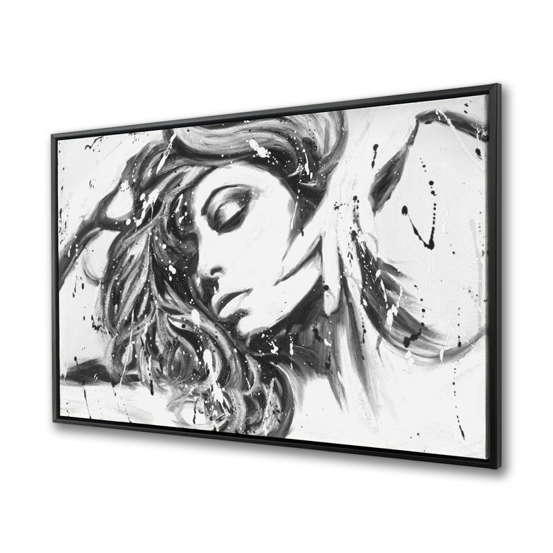 Dance all night - Bedroom Black Framed Canvas Home Decor