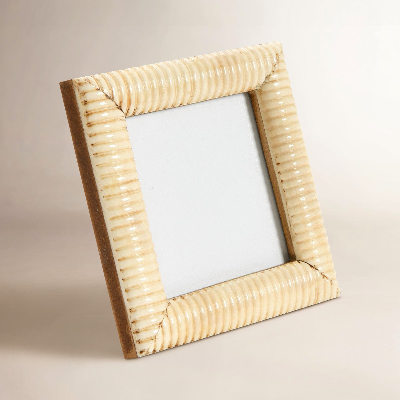 Ofra Bone Beveled Picture Frame