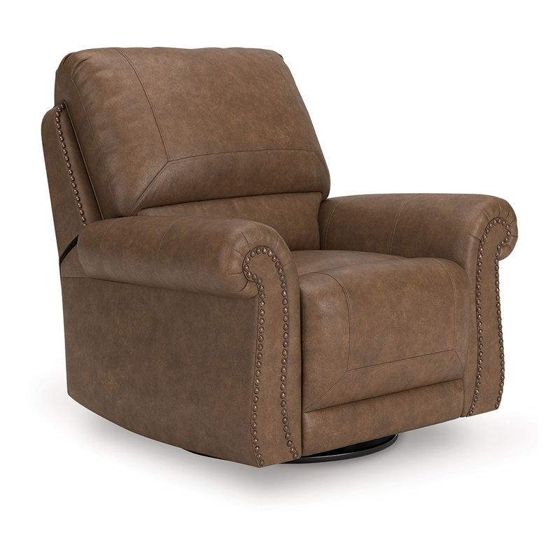 Fauteuil inclinable et pivotant Chasemore, Brun