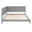 Lit de jour pleine grandeur en bois, design classique, santé et confort-483642904-483642905