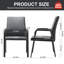 Fauteuil en similicuir avec base en métal-211937513
