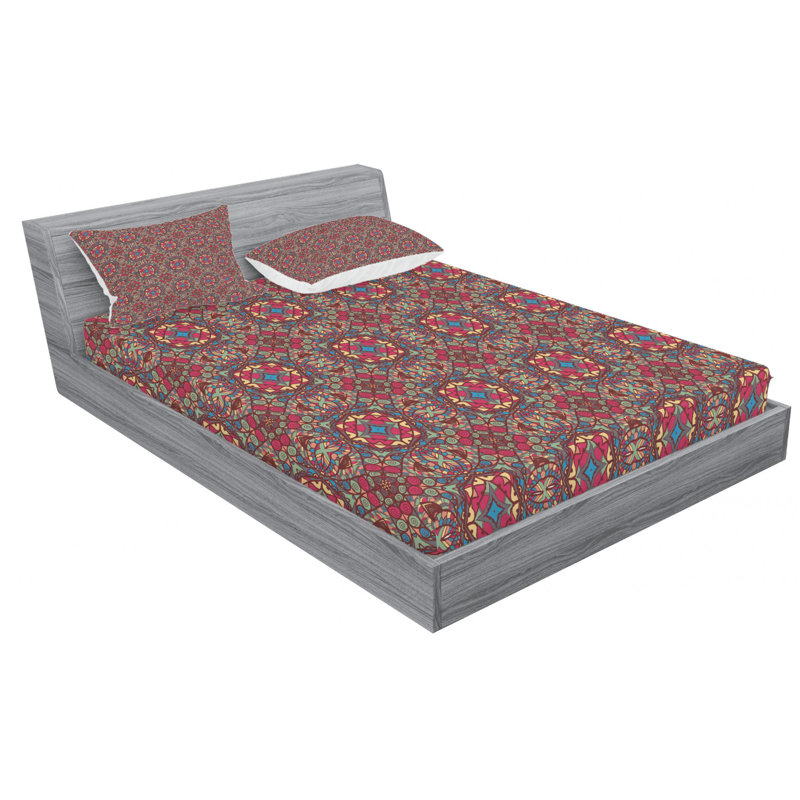 Microfiber Sheet Set, Queen Sheet Set with Fitted Sheet