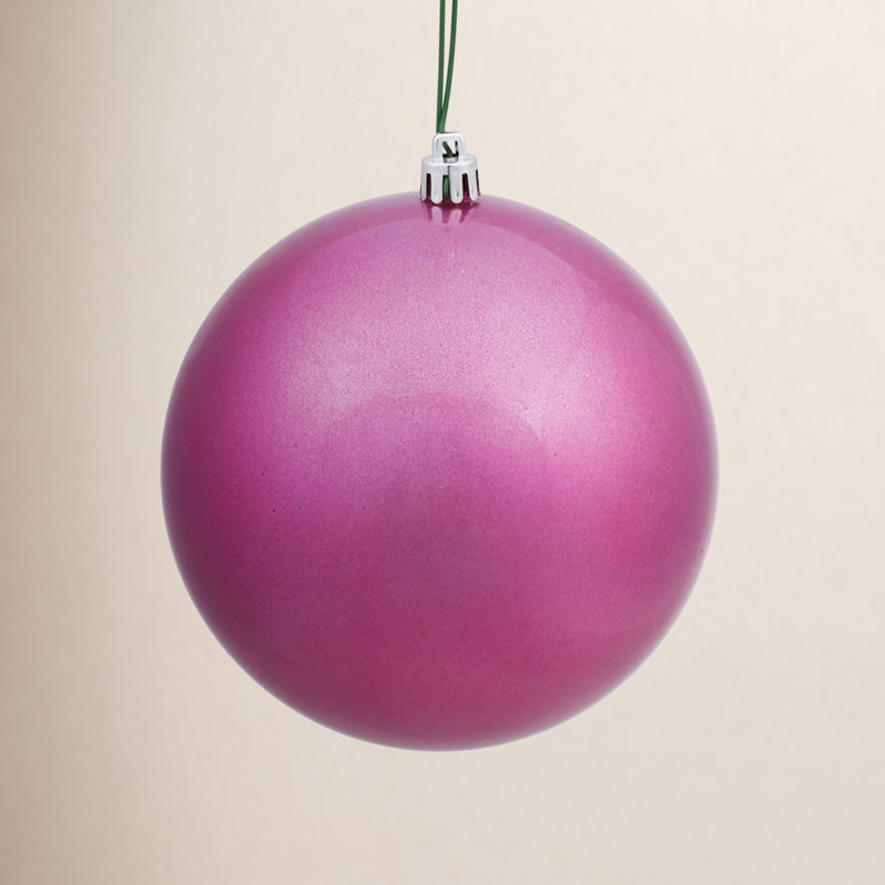 2" Shatterproof Bauble, Lime Shiny