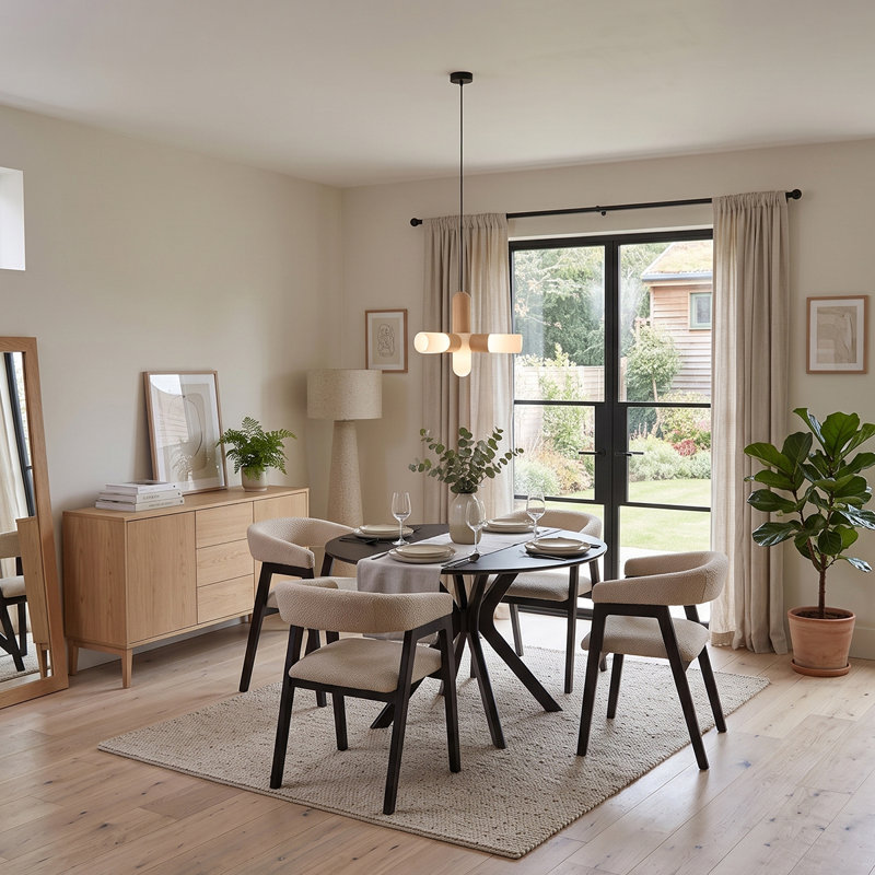 Solid Wood Dining Set