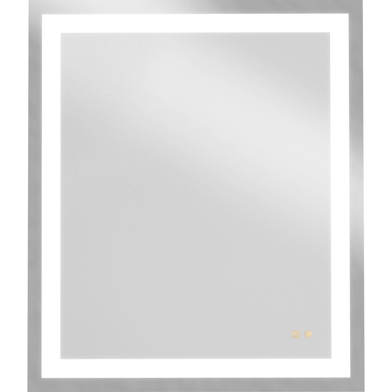 72 in. x 36 in. Rectangular Illuminated Integrated LED White Color Selectable Modern Mirror, 42" x 36"