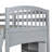 Twin Size Loft Bed With Storage Shelves, Desk And Ladder, Gray-1828780544