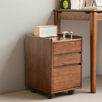 Modern Simple Ash Solid Wood Filing Cabinets