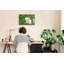 Wall Mounted cork board with print decorative wall message pin boards home office bulletin board ideas Green forest top view