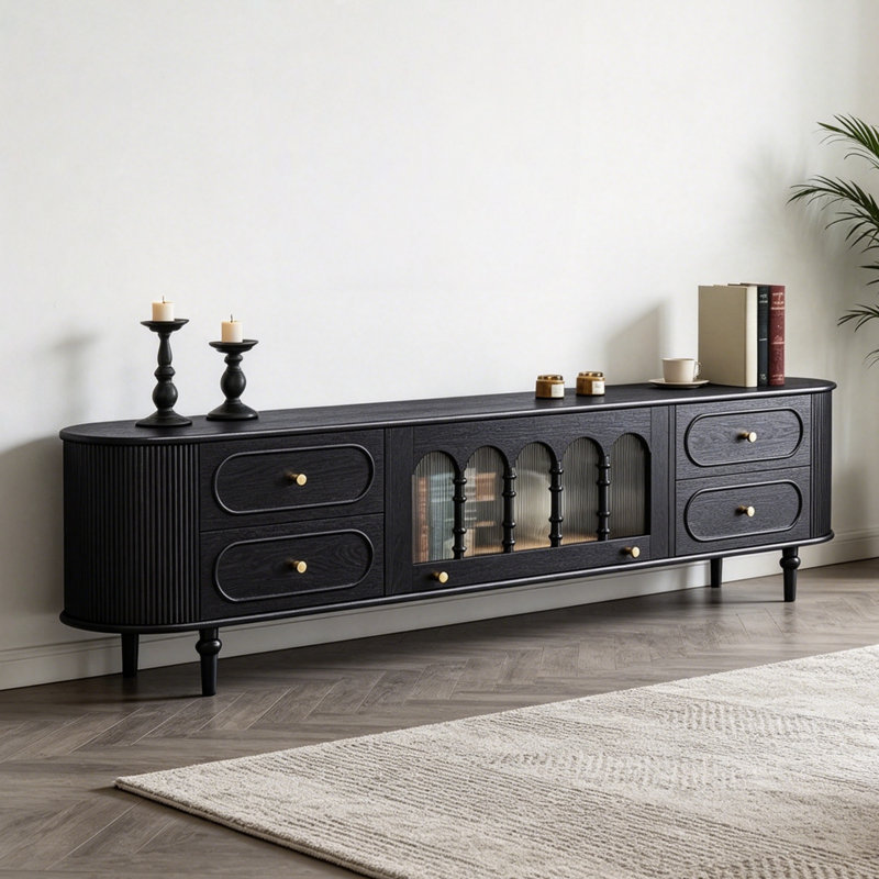 Broten, H 21,26 po x L 78,74 po x l 15,75 po, Noir