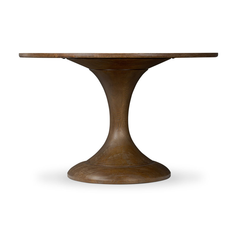 Eastman Dining Table -Light Weathered Oak, 30" H x 48" W x 48" D, Sienna Oak