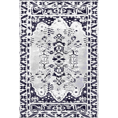 Motif de nuances bleu marine et blanc