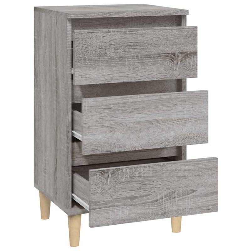 Laci-May 40cm W Bedside Table, Light Grey