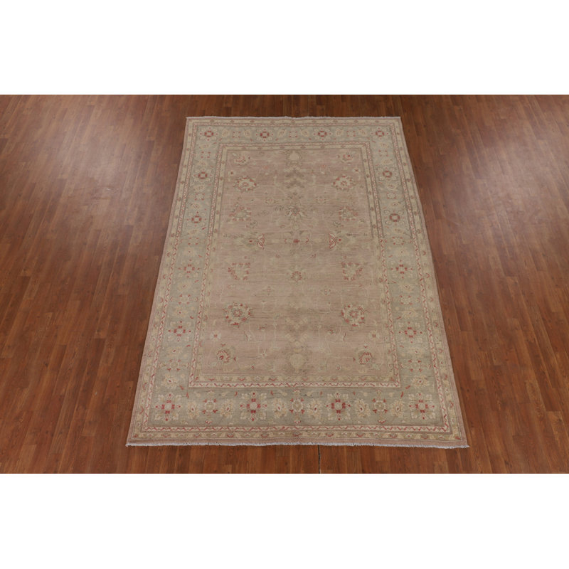 Earth Tone Oushak Oriental Area Rug 7x10
