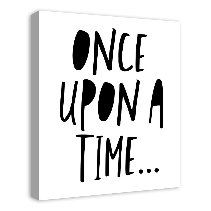 « once on a time », art sur toile Malick, Toile tendue, H 24 po x l 20 po x P 1,25 po