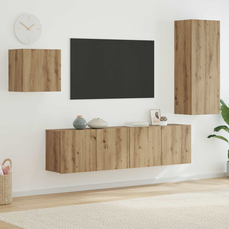 TV Stand for TVs up to 24", Artisan Oak