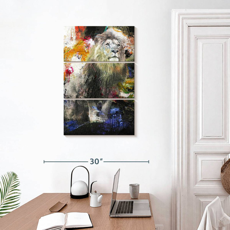 Brampt Glorious Lion, 32" H x 20" W