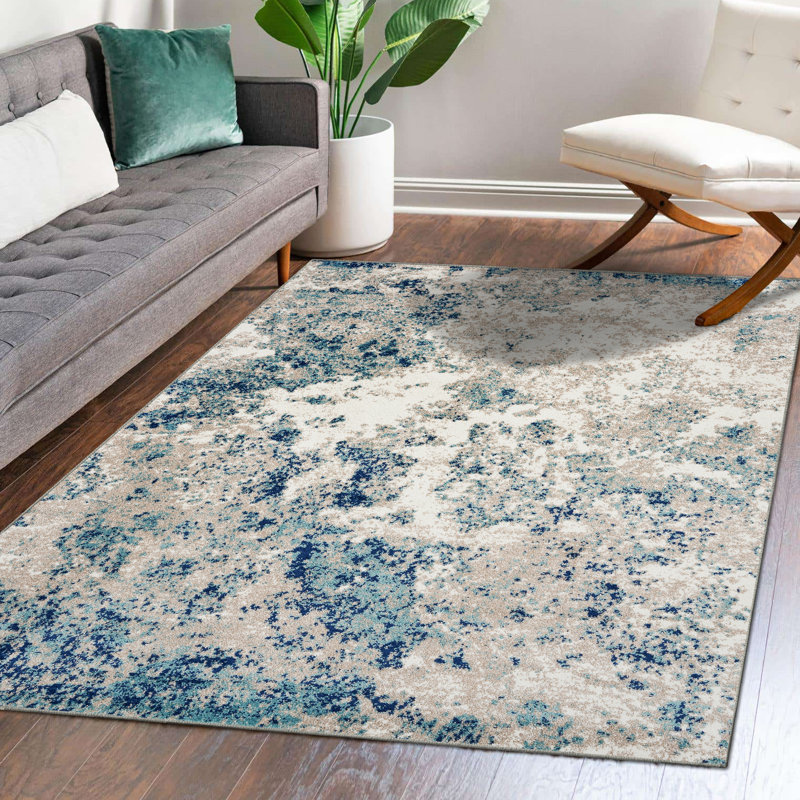 Ellenburg Abstract Indoor Rug, Rectangle 8' x 10'