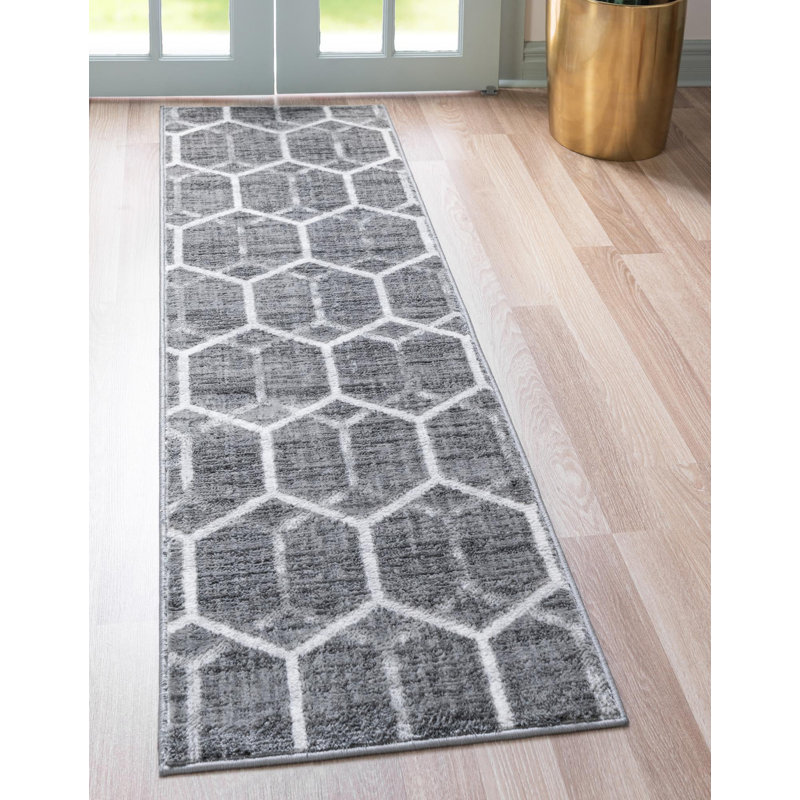 Eshin Abstract Indoor Rug, Runner 2' x 8'