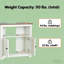 Armoire de rangement peu encombrante, panneau de particules, style maison de campagne, conception compacte