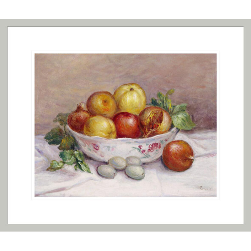 «Nature Morte a la Grenade» par Pierre-Auguste Renoir, impression giclée encadrée, 17,75 po H x 20,96 po L