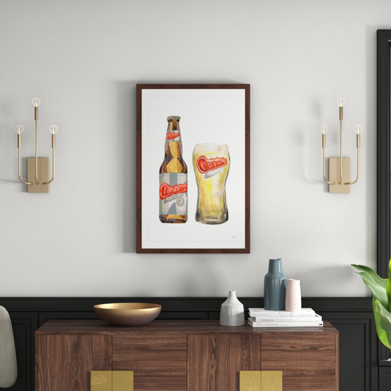 1 Piece Single Picture Frame Painting, 91cm H x 61cm W x 3.8cm D