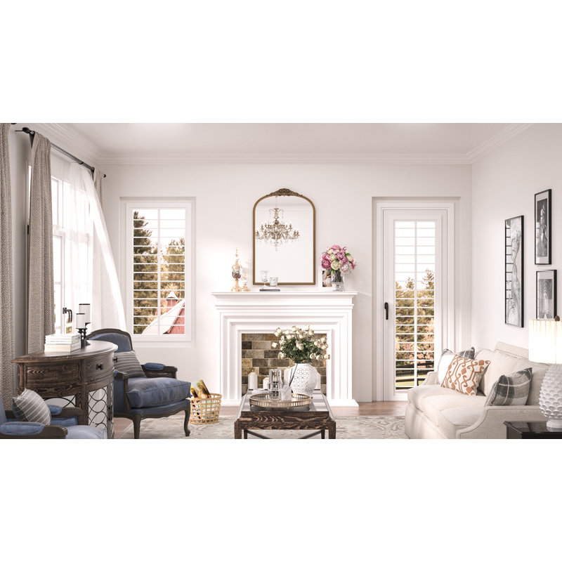  Miroir mural Arnott, 30 po x 20 po, Or antique