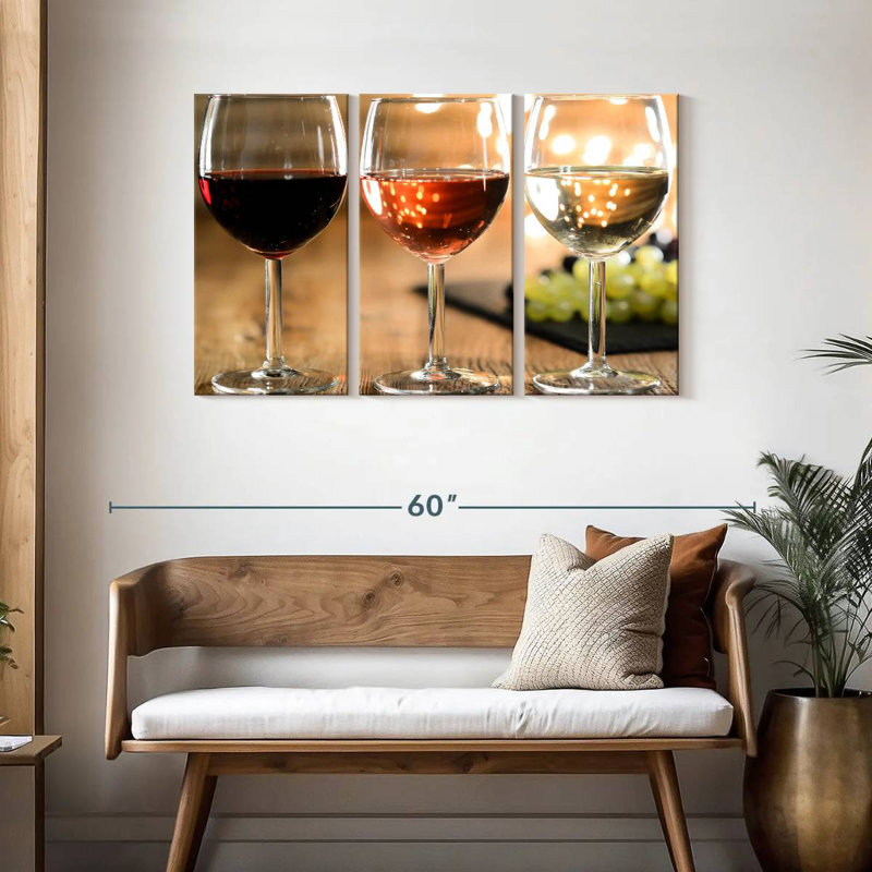Yarlin Wine Variety, 28" H x 45" W