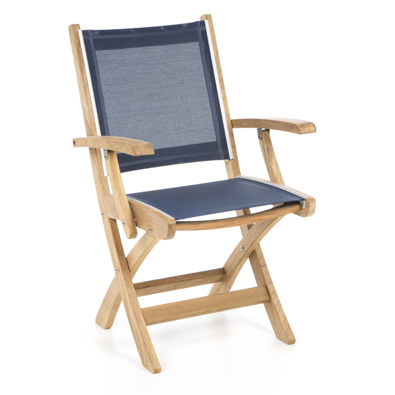 St. Tropez Outdoor Dining Armchair, Blue