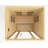 Dynamic Saunas Aspen 2-Person FAR Infrared Sauna in Canadian Hemlock