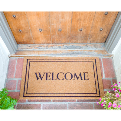 Abdarahman Non-Slip Outdoor Doormat
