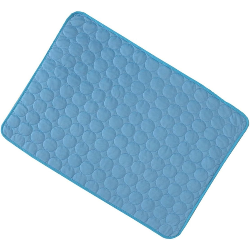 Tapis de refroidissement pour animaux Summer Dog, H 39,37 po x l 27,56 po, Bleu très foncé
