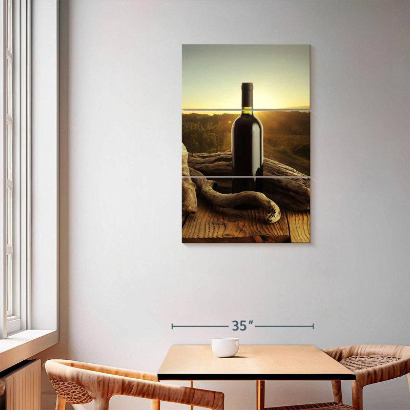 Vin rouge Yarlin Vineyard, H 57 po x l 36 po