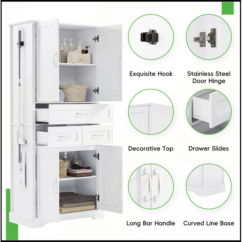 Freestanding Linen Cabinet