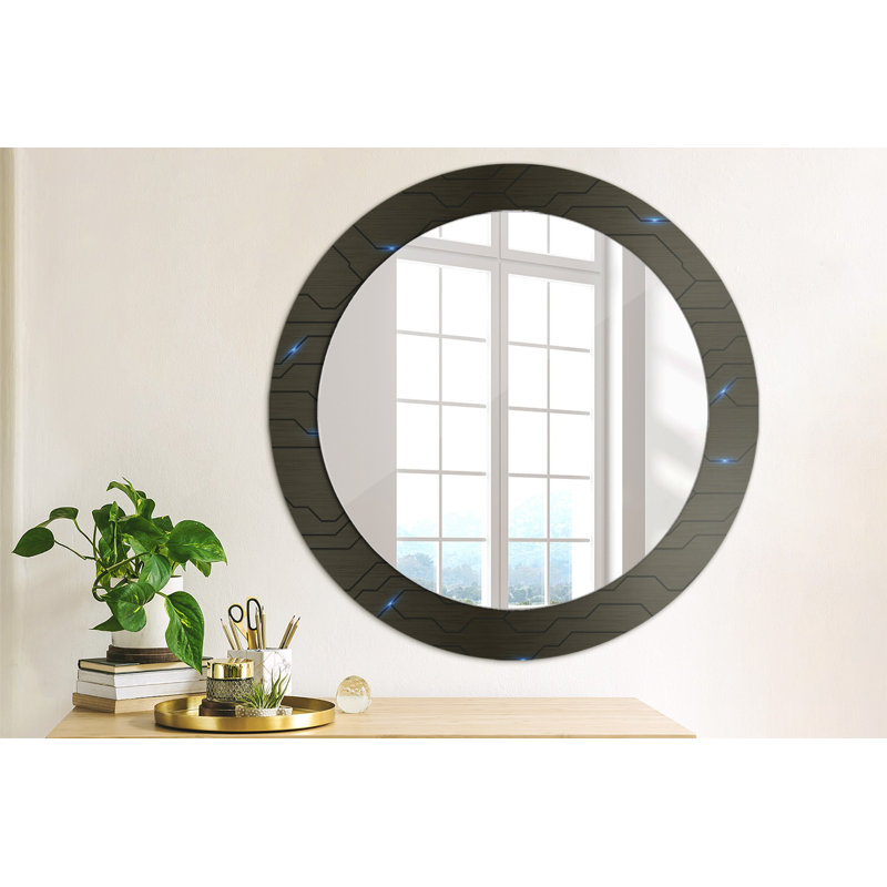 Huldar Glass Flat Wall Mirror