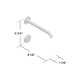 Purist® Wall-Mount Commercial Bathroom Sink Faucet Trim with 8-1/4" 35-Degree Spout and Insight Technology