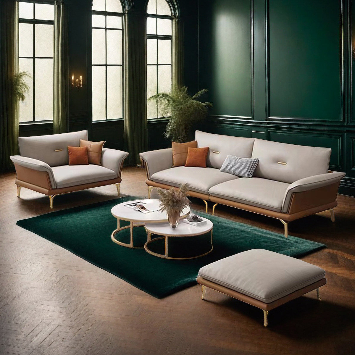 ULTORU 3 Piece Modular Living Room Set Wayfair