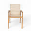 Fauteuil d'extérieur en bois d'acacia