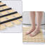 Tapis de douche sans ventouse pour douche intérieure et extérieure, tapis de douche en caoutchouc robuste pour personnes âgées