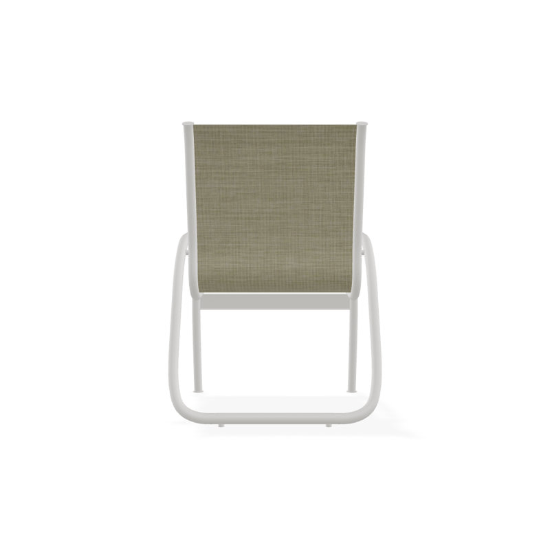 Fauteuil de patio Gardenella, Neige texturée, Bristol taupe Sunbrella®