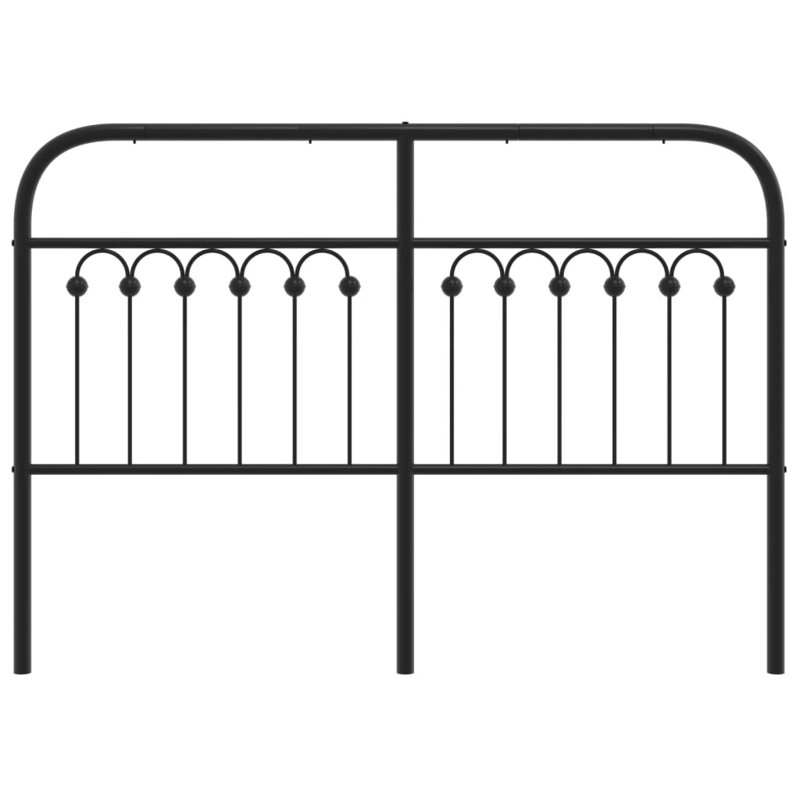 Headboard, 100cm H x 105cm W x 3cm D, Black