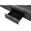Canapé en microfibre gris foncé Power Motion